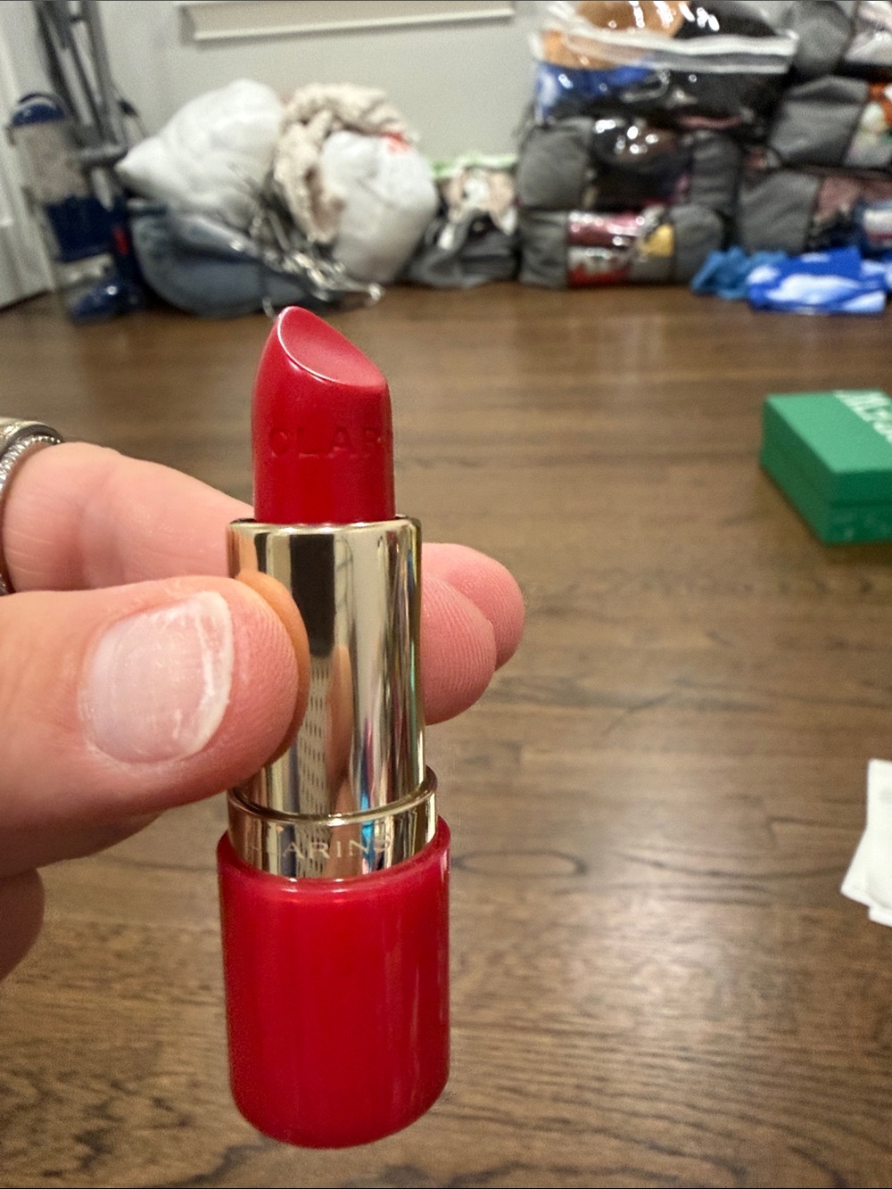 Clarins Joli Rouge Brilliany 754S deep red tester